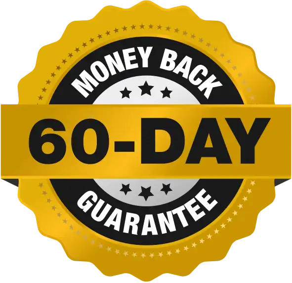 60-Day Money-Back Guarantee seal